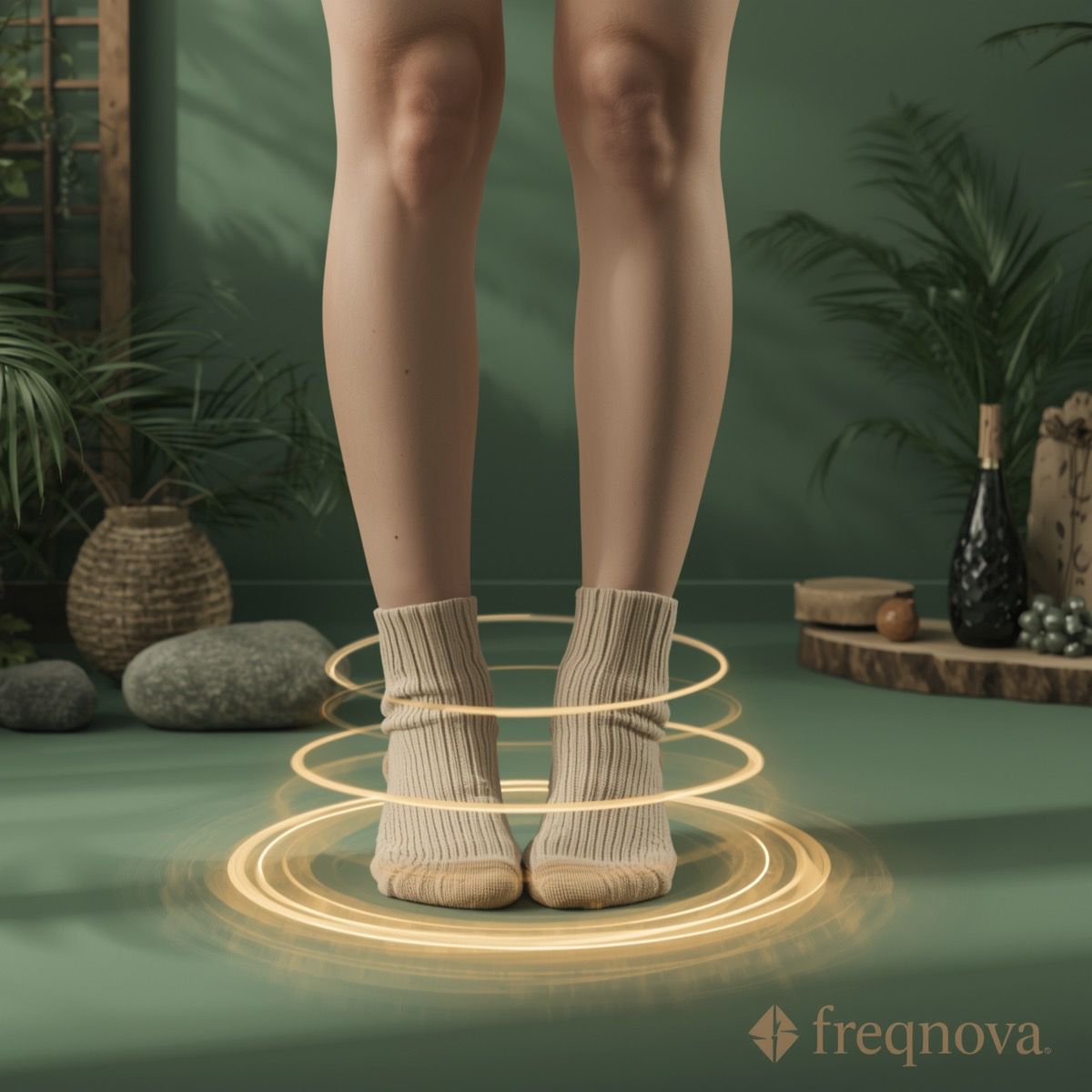 FreqNova Alpaka-Frequenzstrümpfe (Wellness-Edition-Pink)
