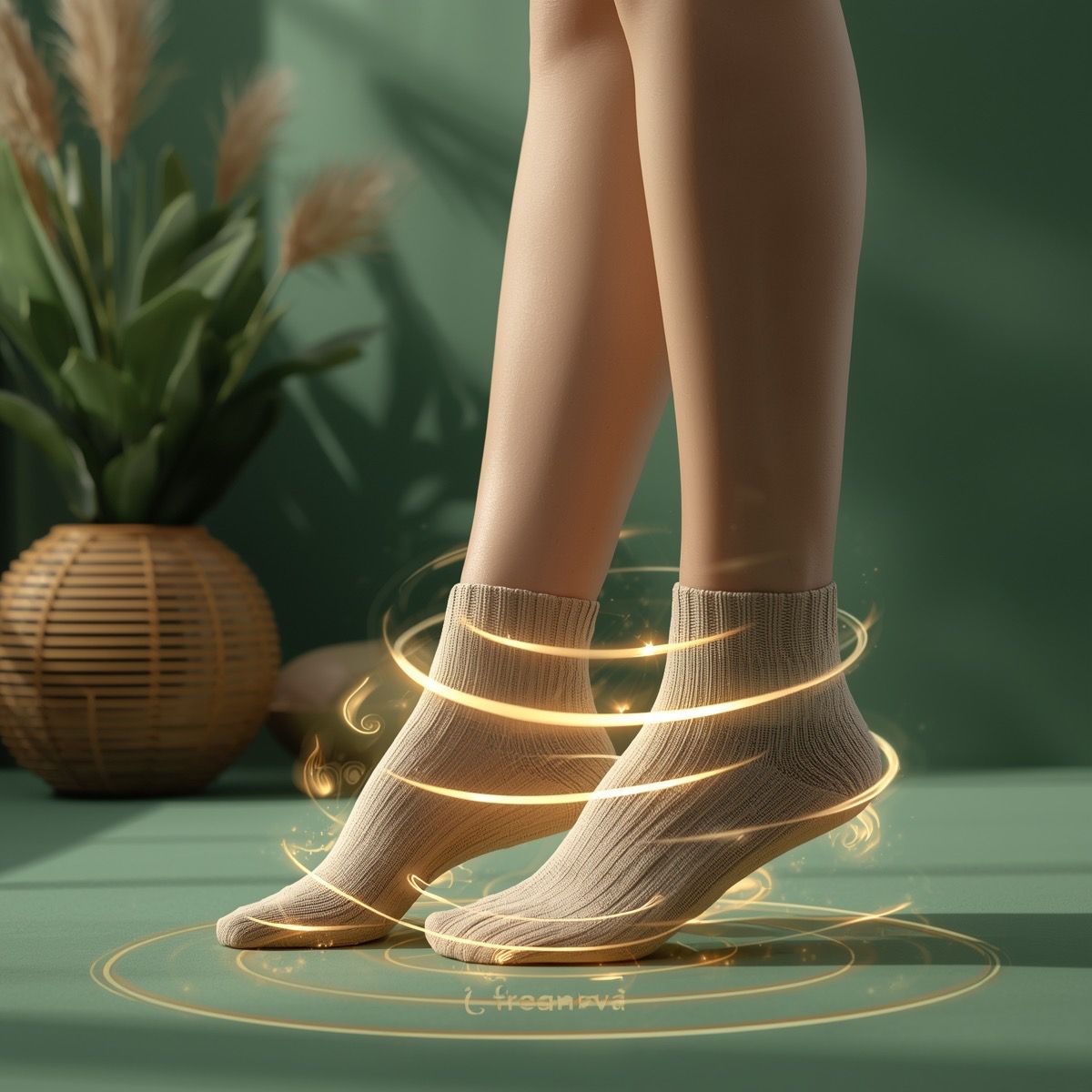 FreqNova Alpaka-Frequenzstrümpfe (Wellness-Edition-Schwarz)