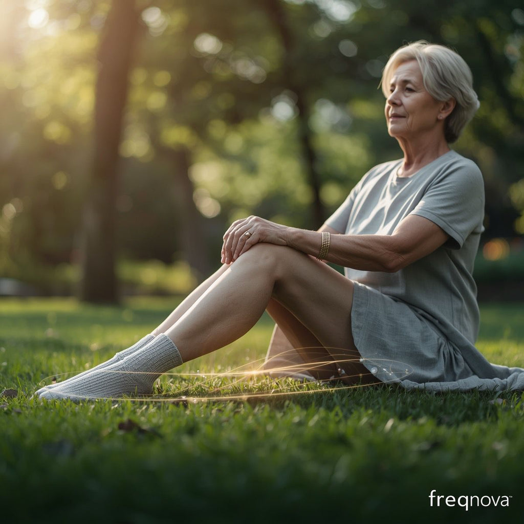 FreqNova Alpaka-Frequenzstrümpfe (Wellness-Edition-Schwarz)