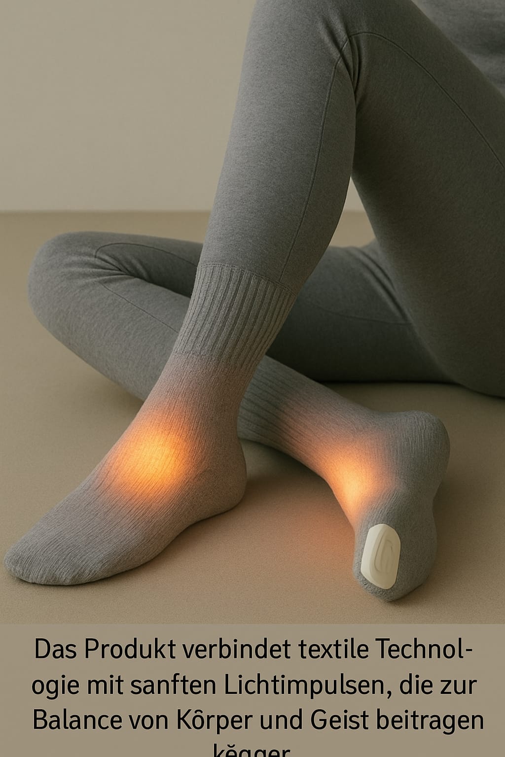 FreqNova Alpaka-Frequenzstrümpfe (Wellness-Edition-Silber)